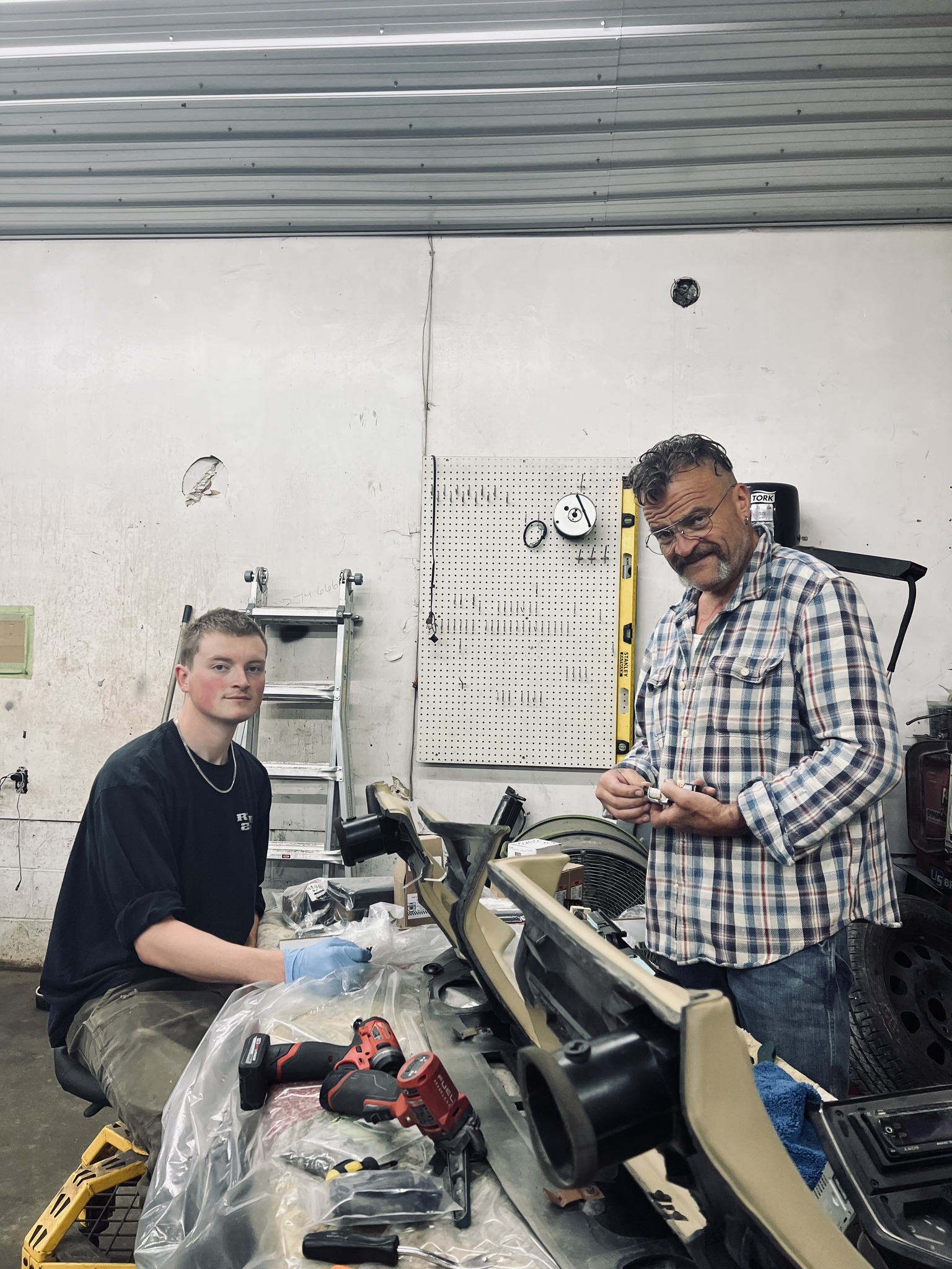 Inside the Pro-Auto mechanical shop