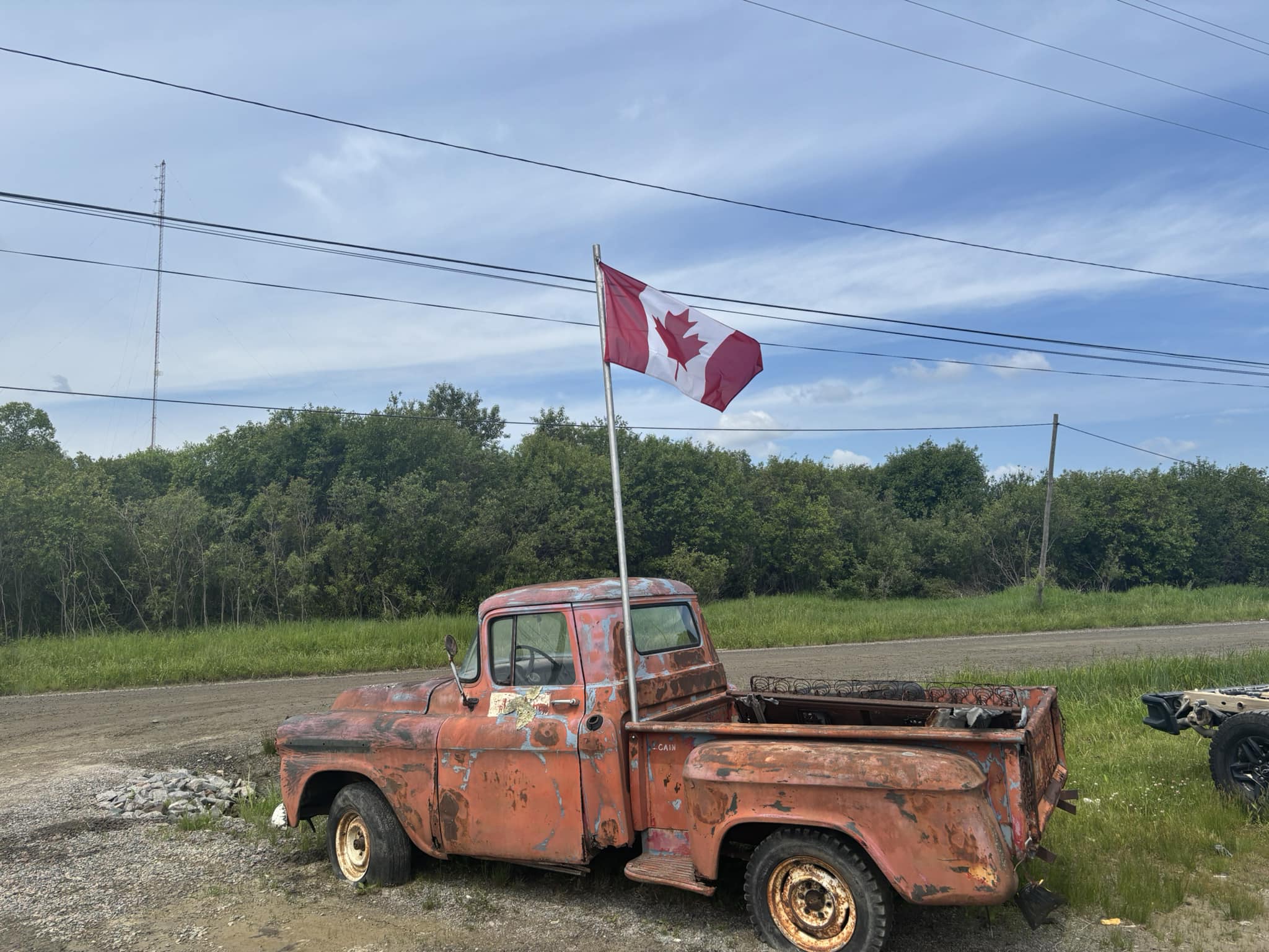 Pro-Tow wrecker truck parked in winter snow